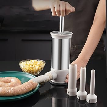 Amazon｜ソーセージスタッファー、食品グレードのソーセージ製造機、4